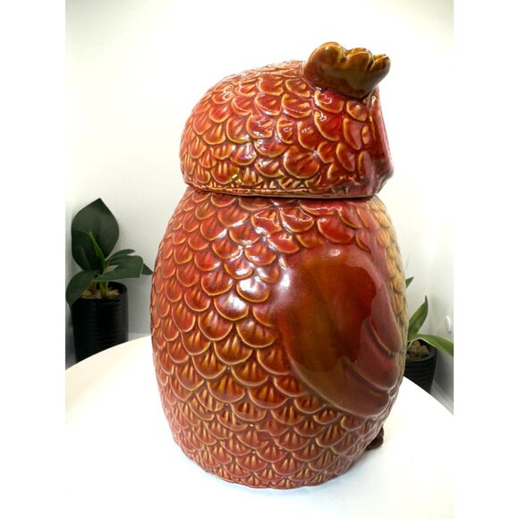 Gibson Home Multicolor Ceramic OWL Cookie Jar - Picture 3 of 10